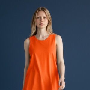 Athleta Orange Sleeveless Tank Top​